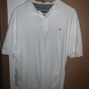 Tommy Hilfiger White Polo Tee